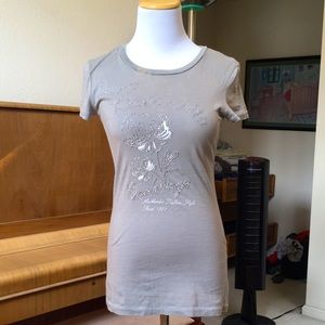 Armani Exchange Beaded Fashion Tee.